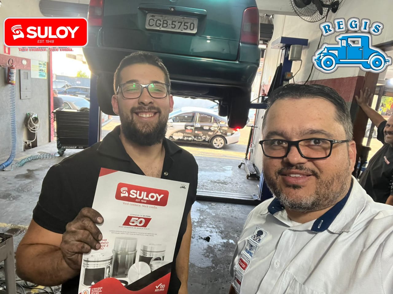 Visita na Auto Mecânica RD