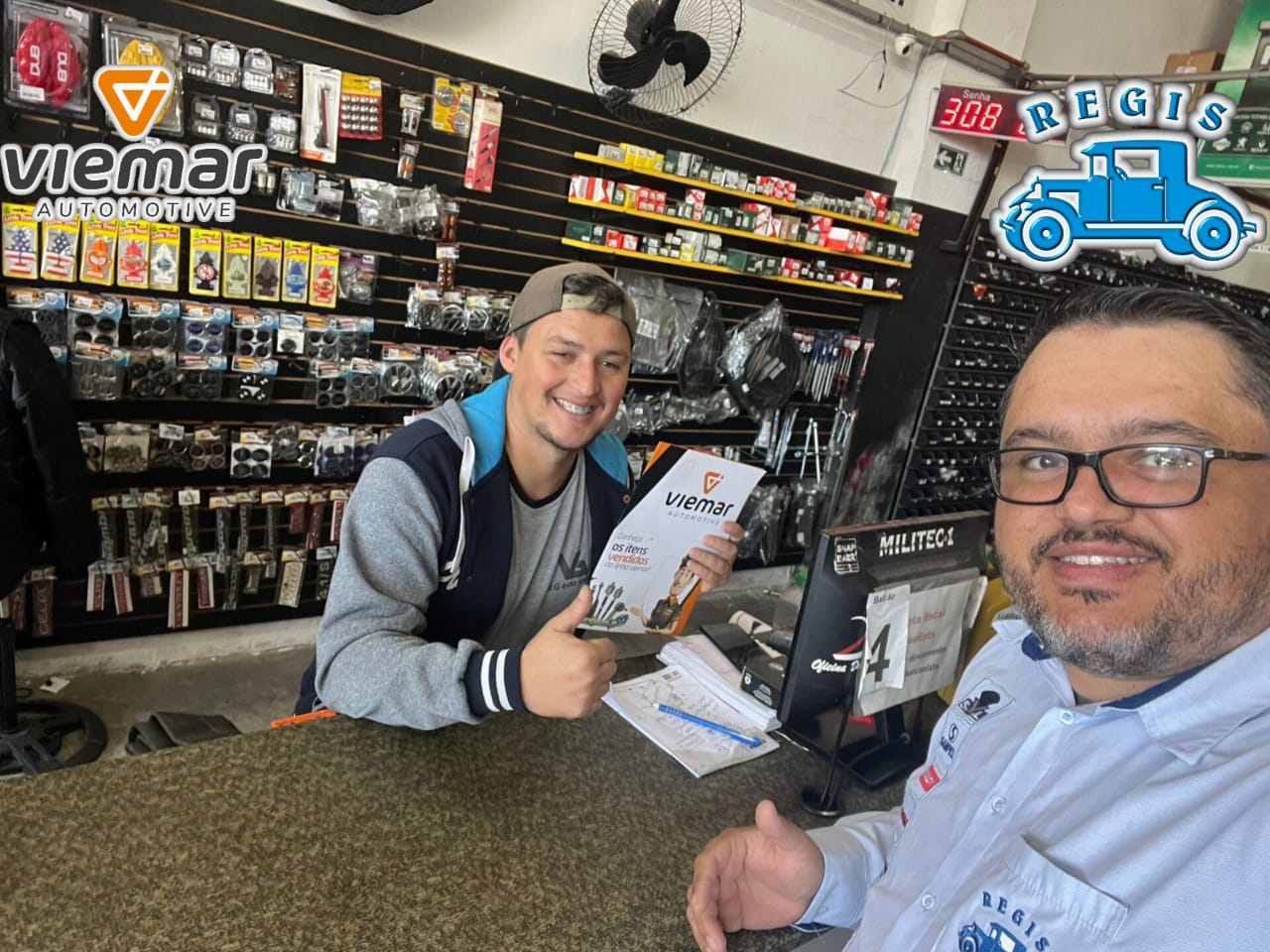 Trabalho realizado no auto peças V.G foco em Viemar.