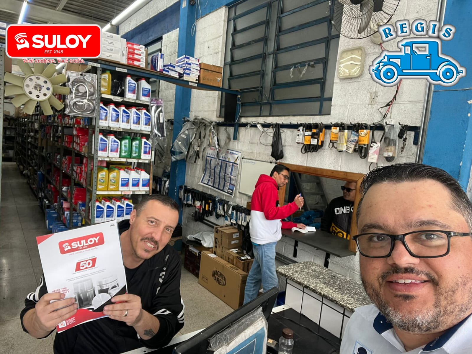 Trabalho realizado com foco em Suloy, Auto Peças CHEVY